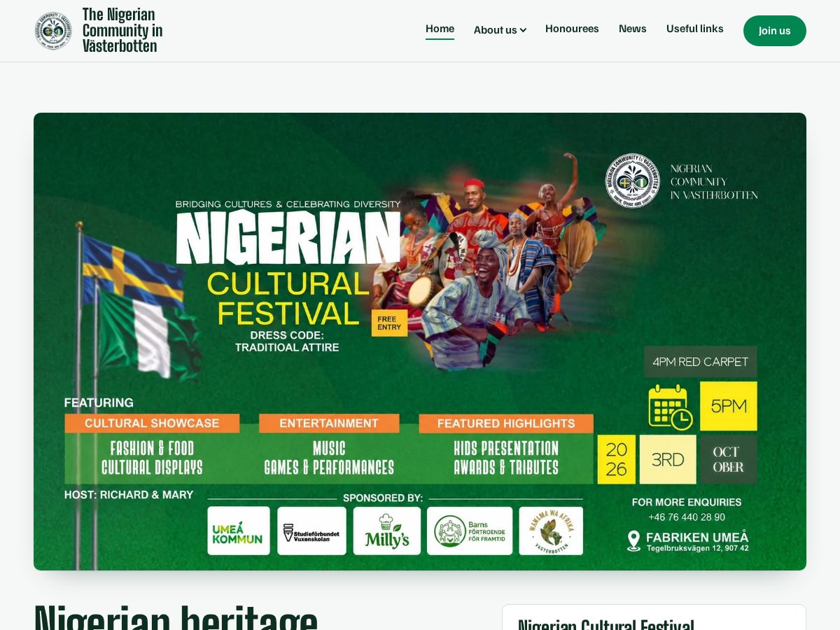 Landing-page snapshot of ngcvsweden.org
