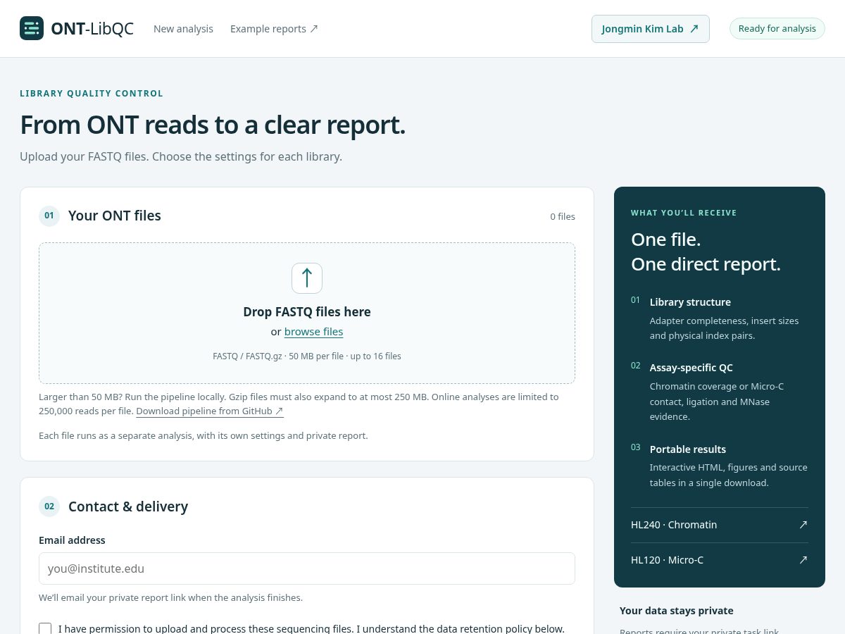 Landing-page snapshot of ontlibqc.org
