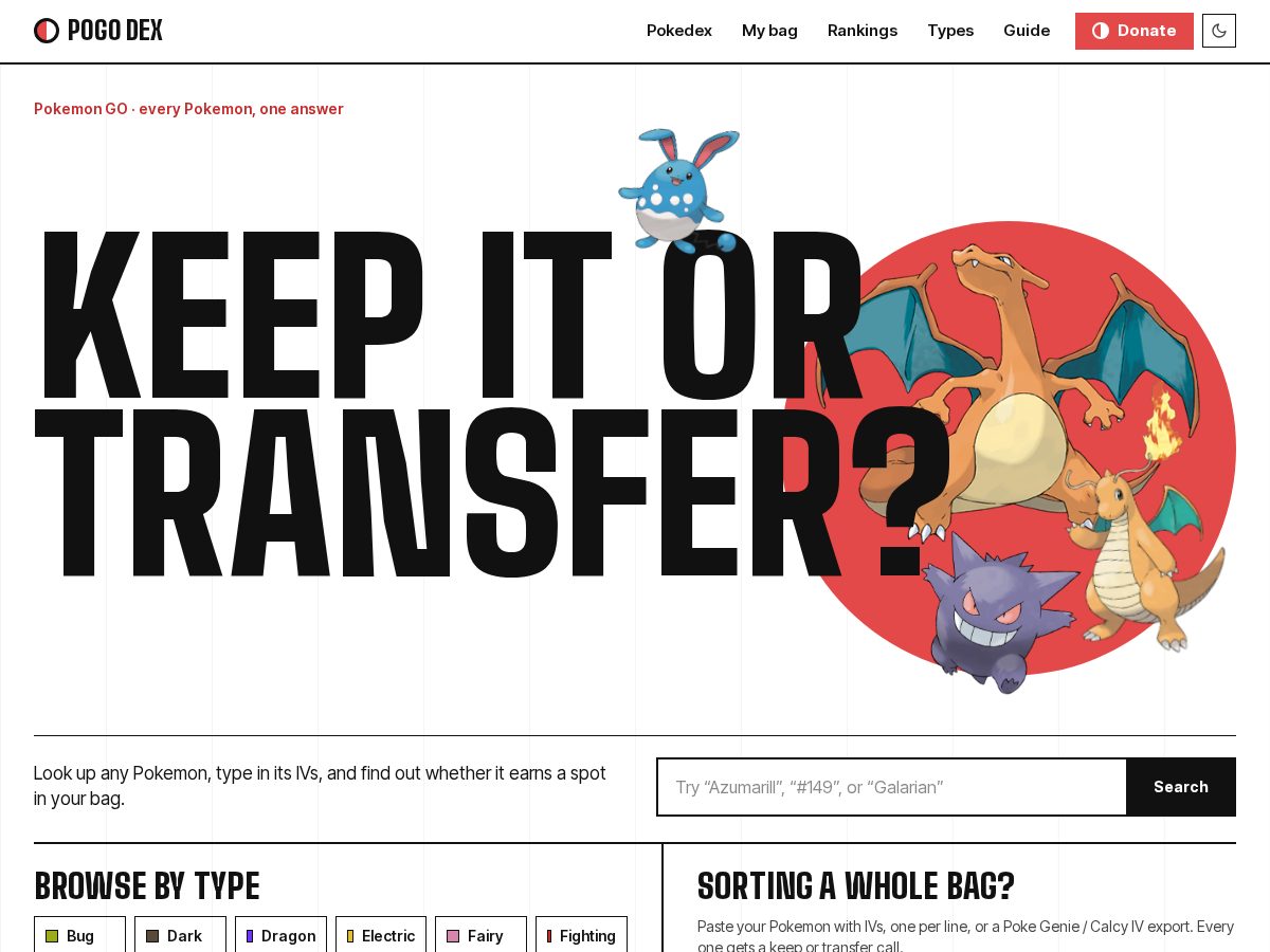 Landing-page snapshot of pogodex.fyi