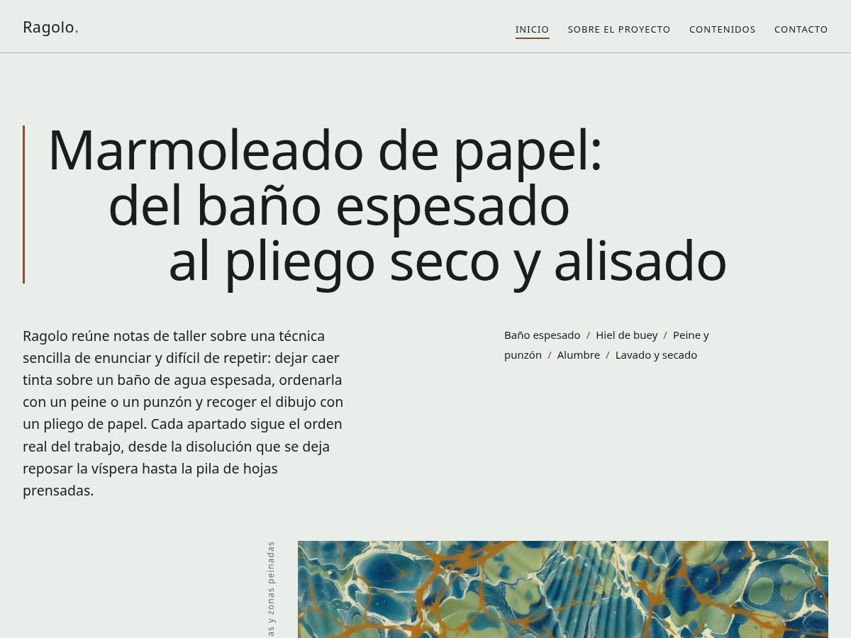 Landing-page snapshot of ragolo.world