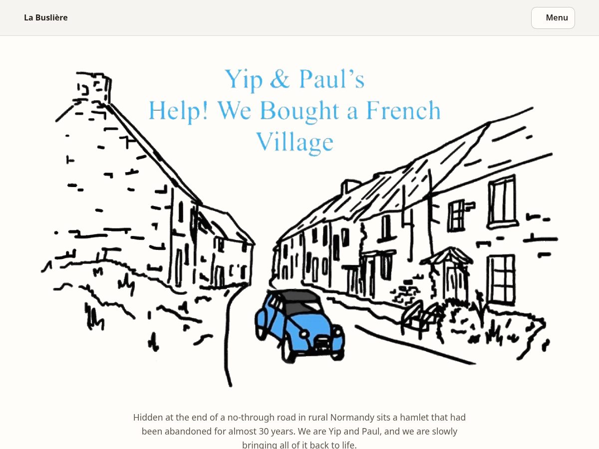 Landing-page snapshot of yipandpaul.com