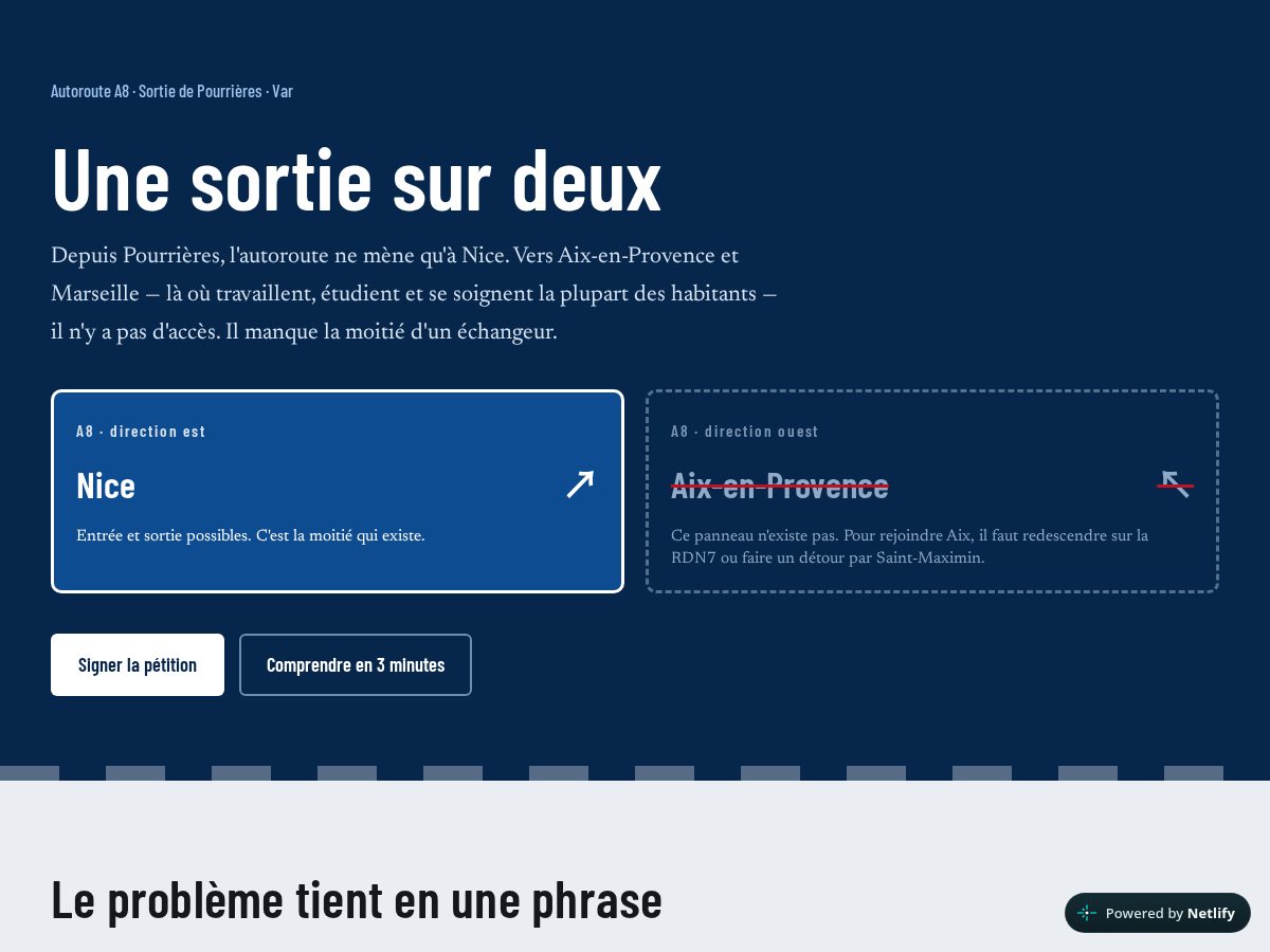 Landing-page snapshot of echangeurpourrieres.site