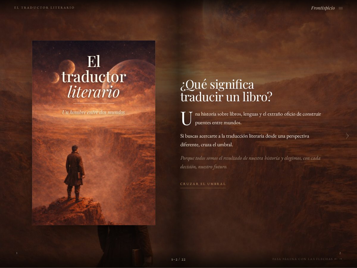 Landing-page snapshot of eltraductorliterario.com