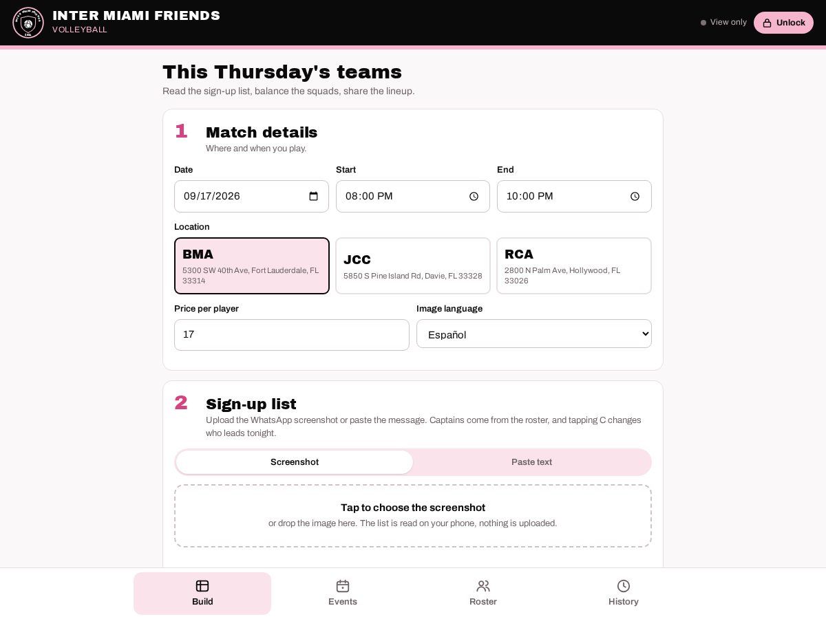 Landing-page snapshot of intermiamifriends.com