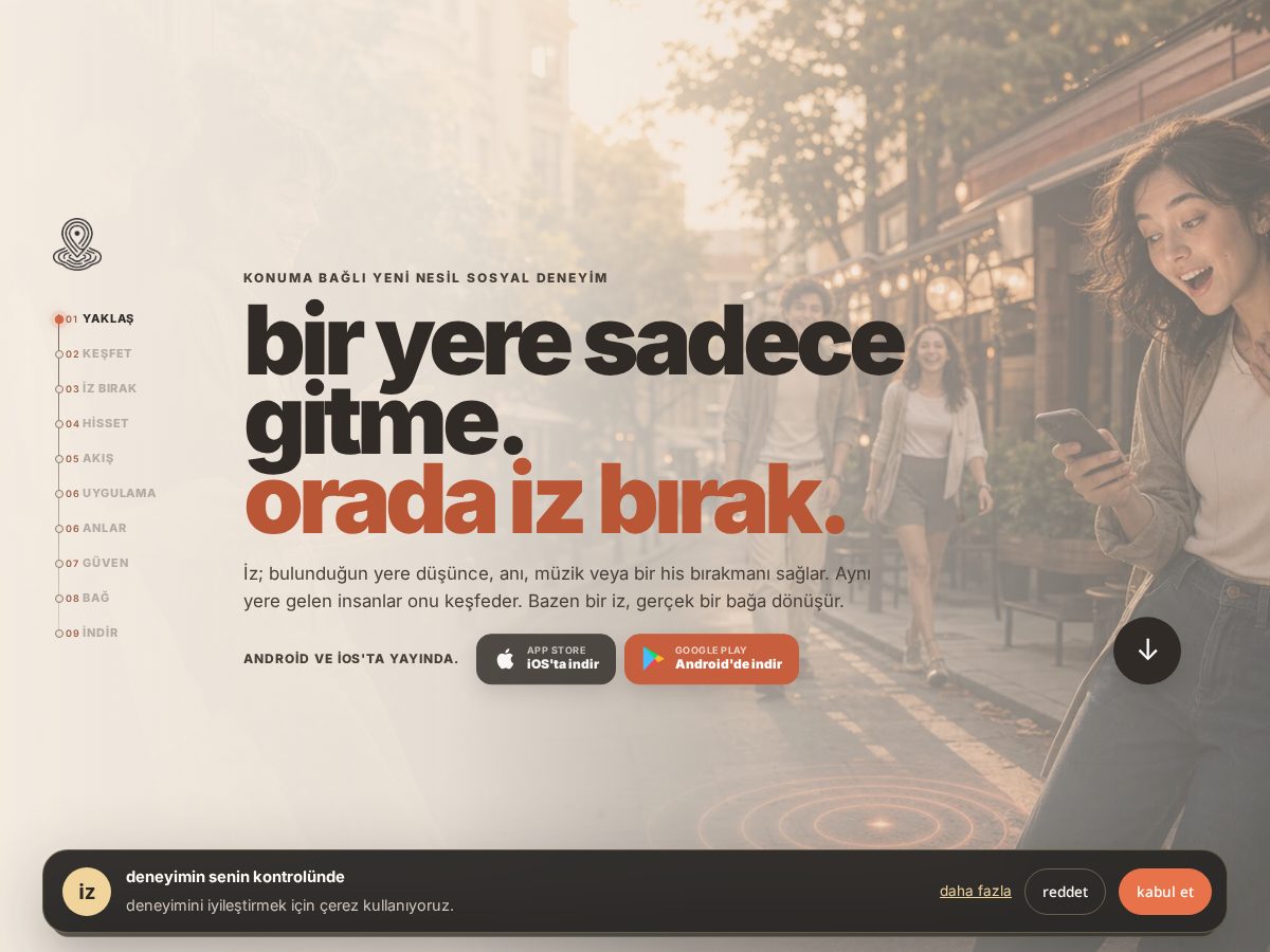 Landing-page snapshot of iz.city