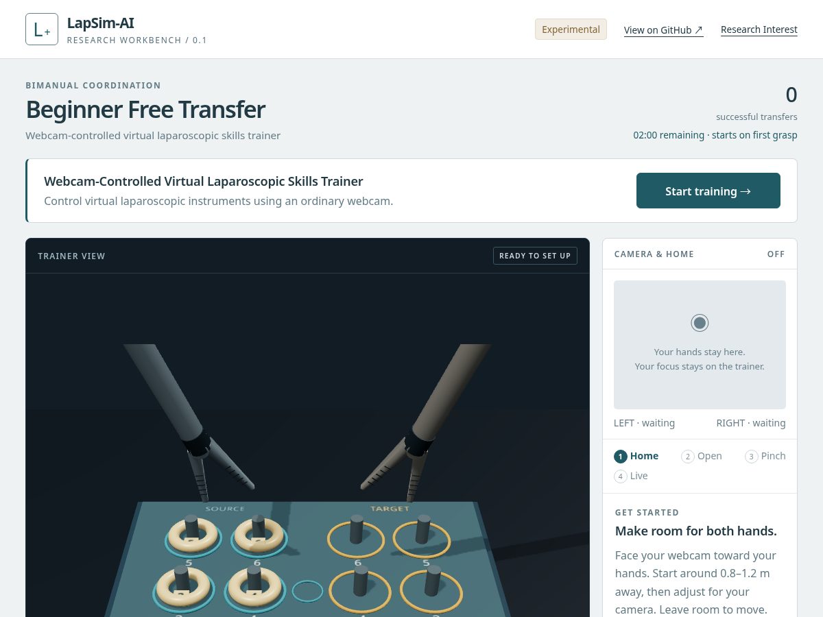 Landing-page snapshot of lapsim-ai.live