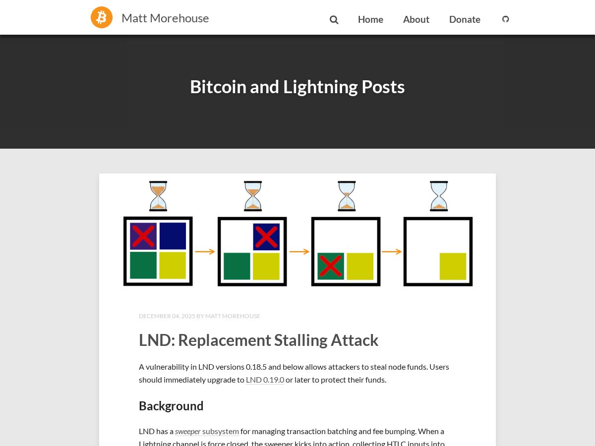 Landing-page snapshot of morehouse.dev