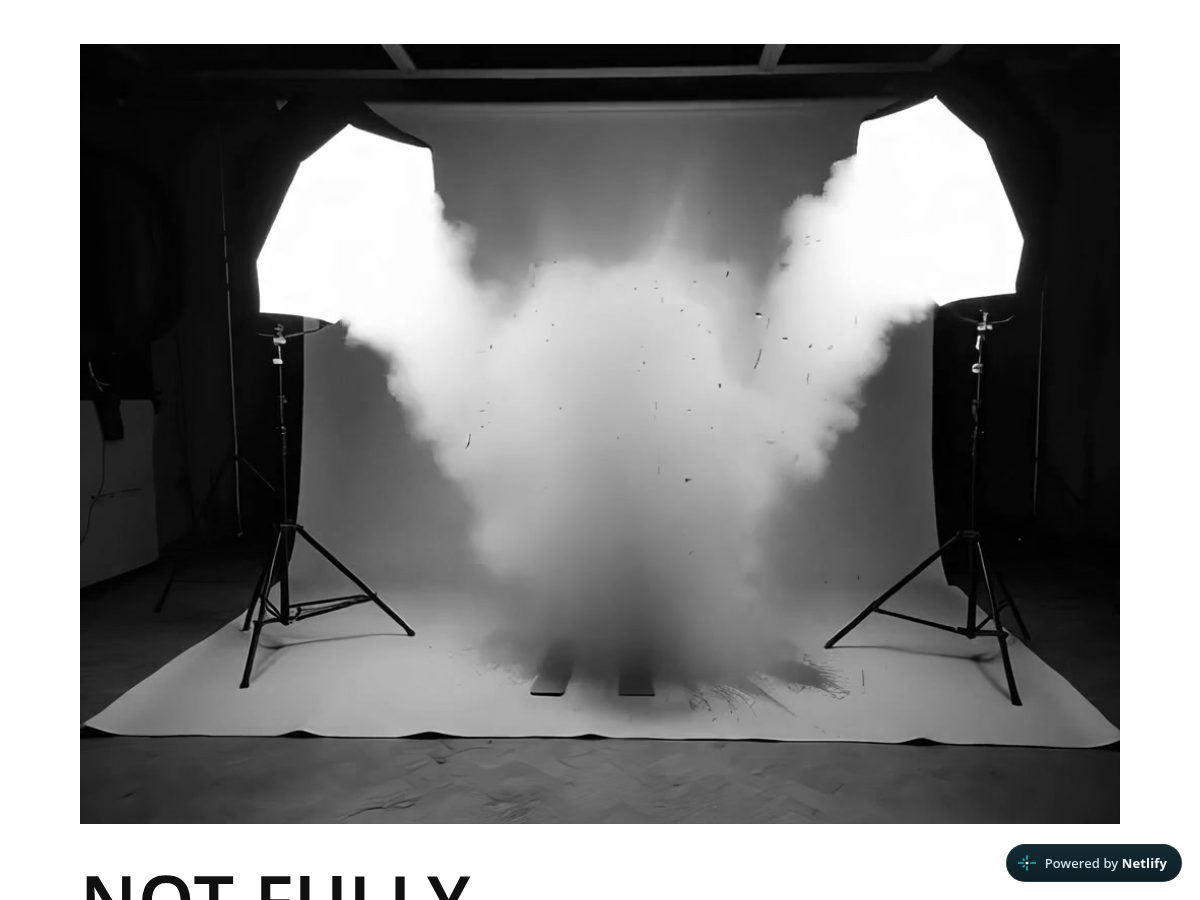 Landing-page snapshot of notfullycorrected.com