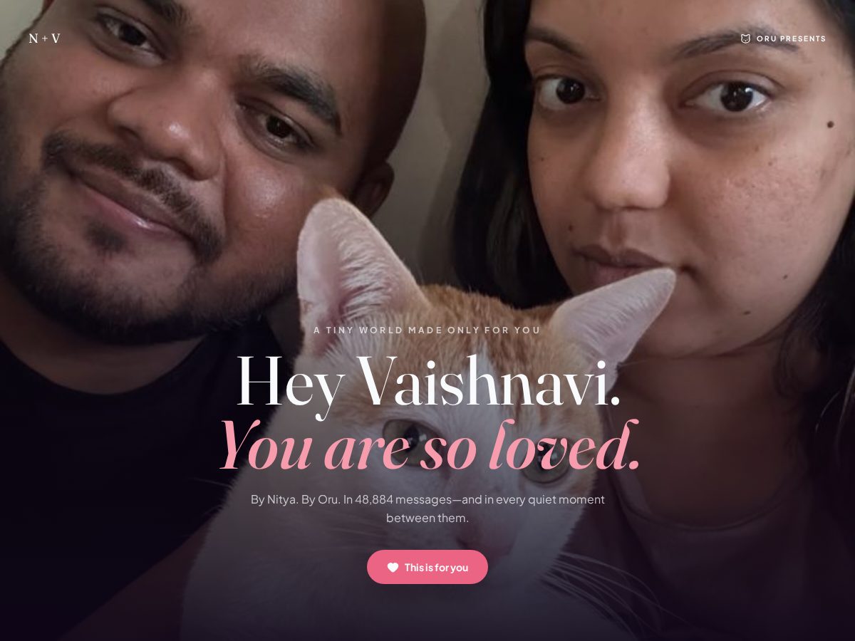 Landing-page snapshot of orniva.life