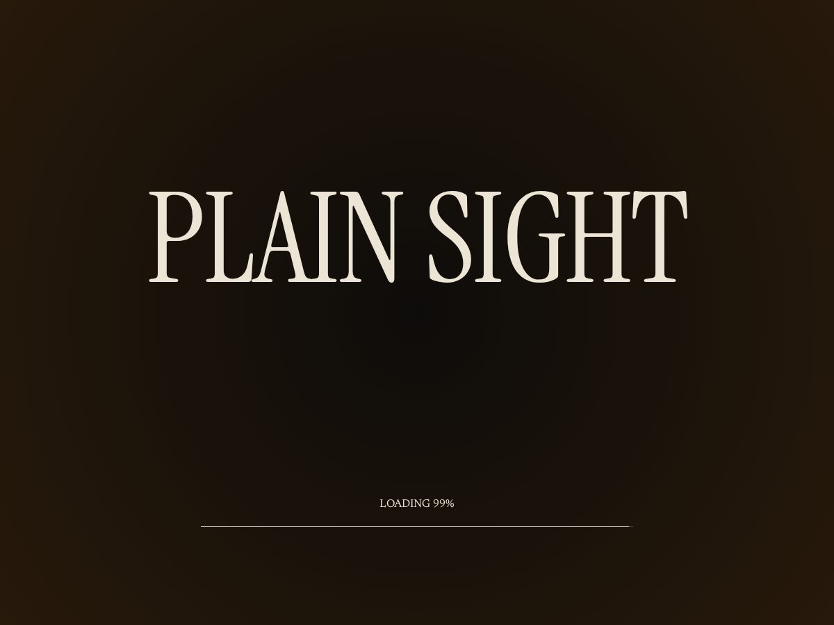 Landing-page snapshot of plainsightmuseum.com