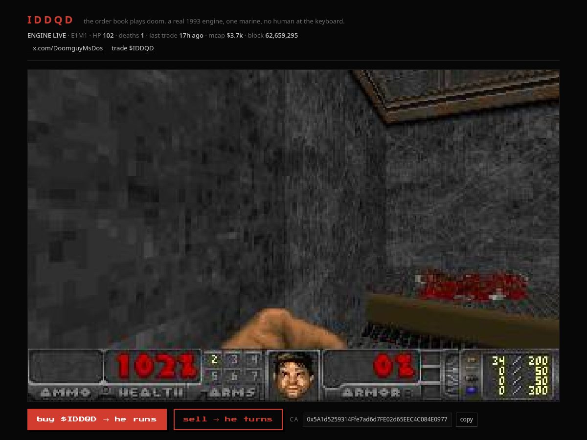 Landing-page snapshot of playsdoom.com