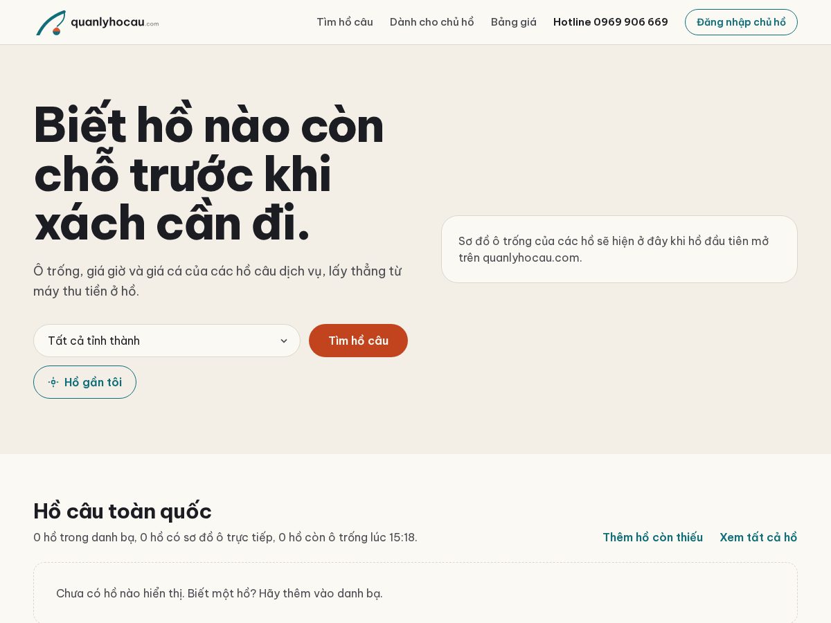 Landing-page snapshot of quanlyhocau.com