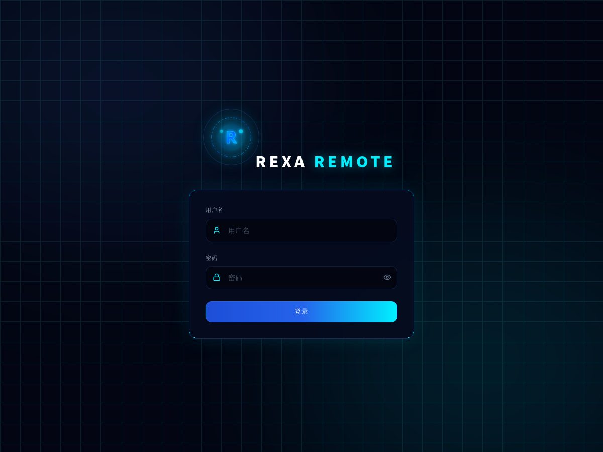 Landing-page snapshot of rex-a.top
