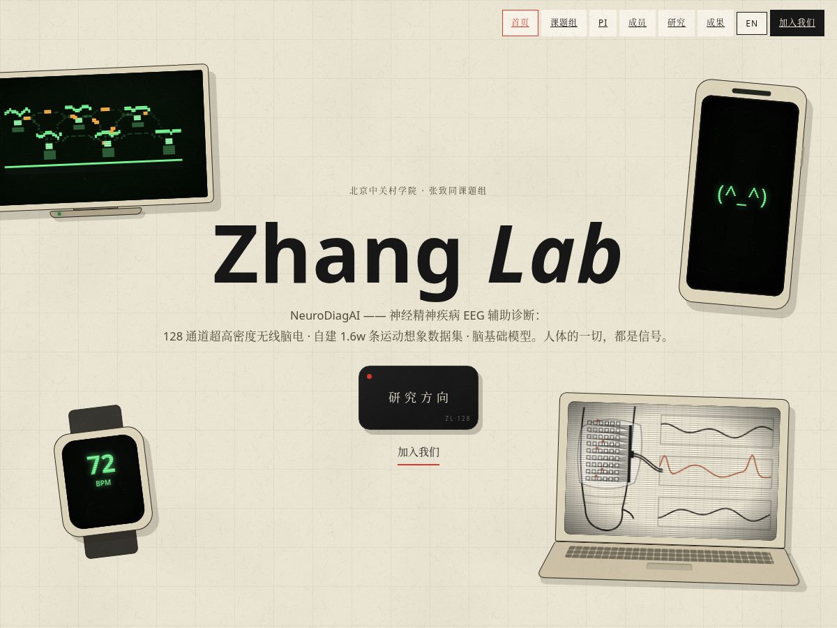Landing-page snapshot of zhitong-group.com