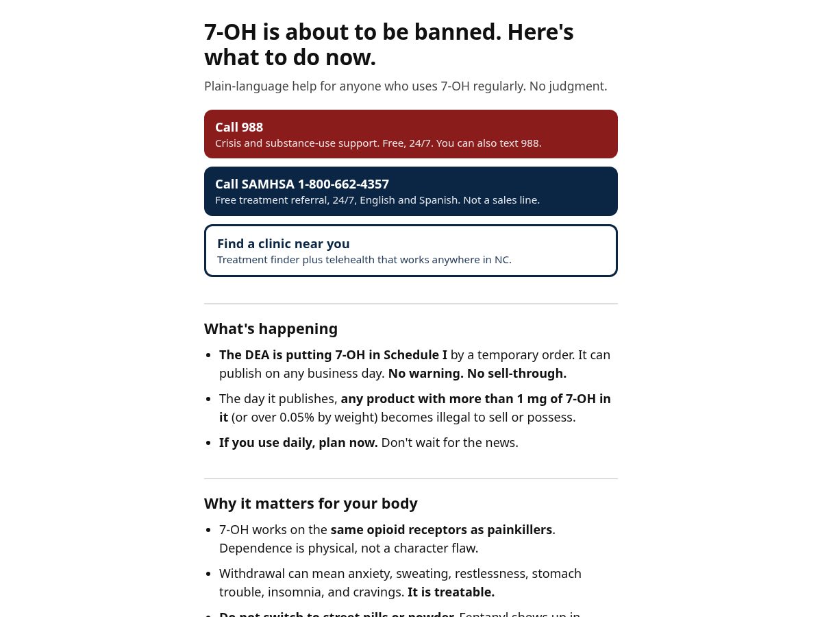 Landing-page snapshot of after7oh.org