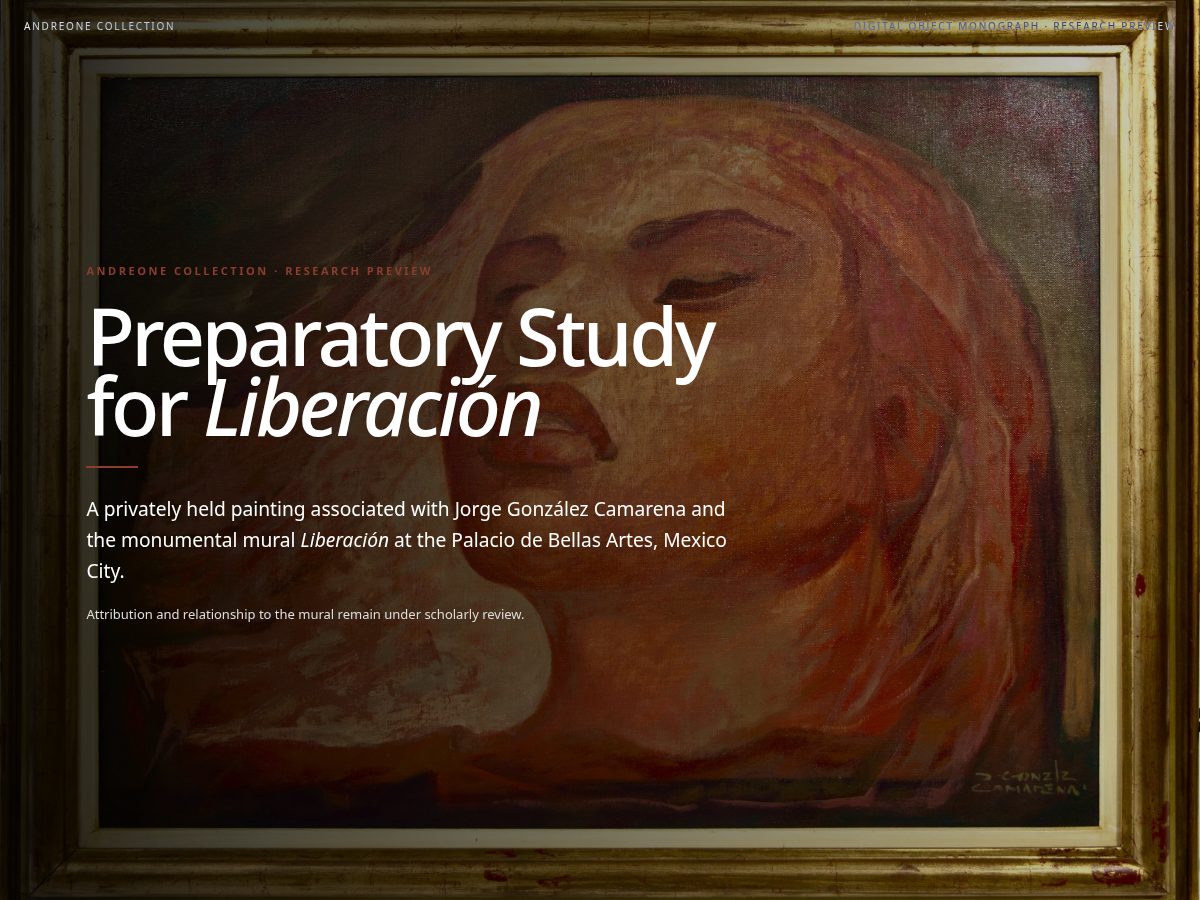 Landing-page snapshot of andreonecollection.com
