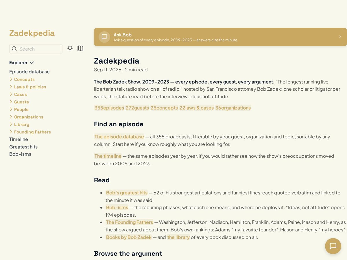 Landing-page snapshot of bobzadek.wiki