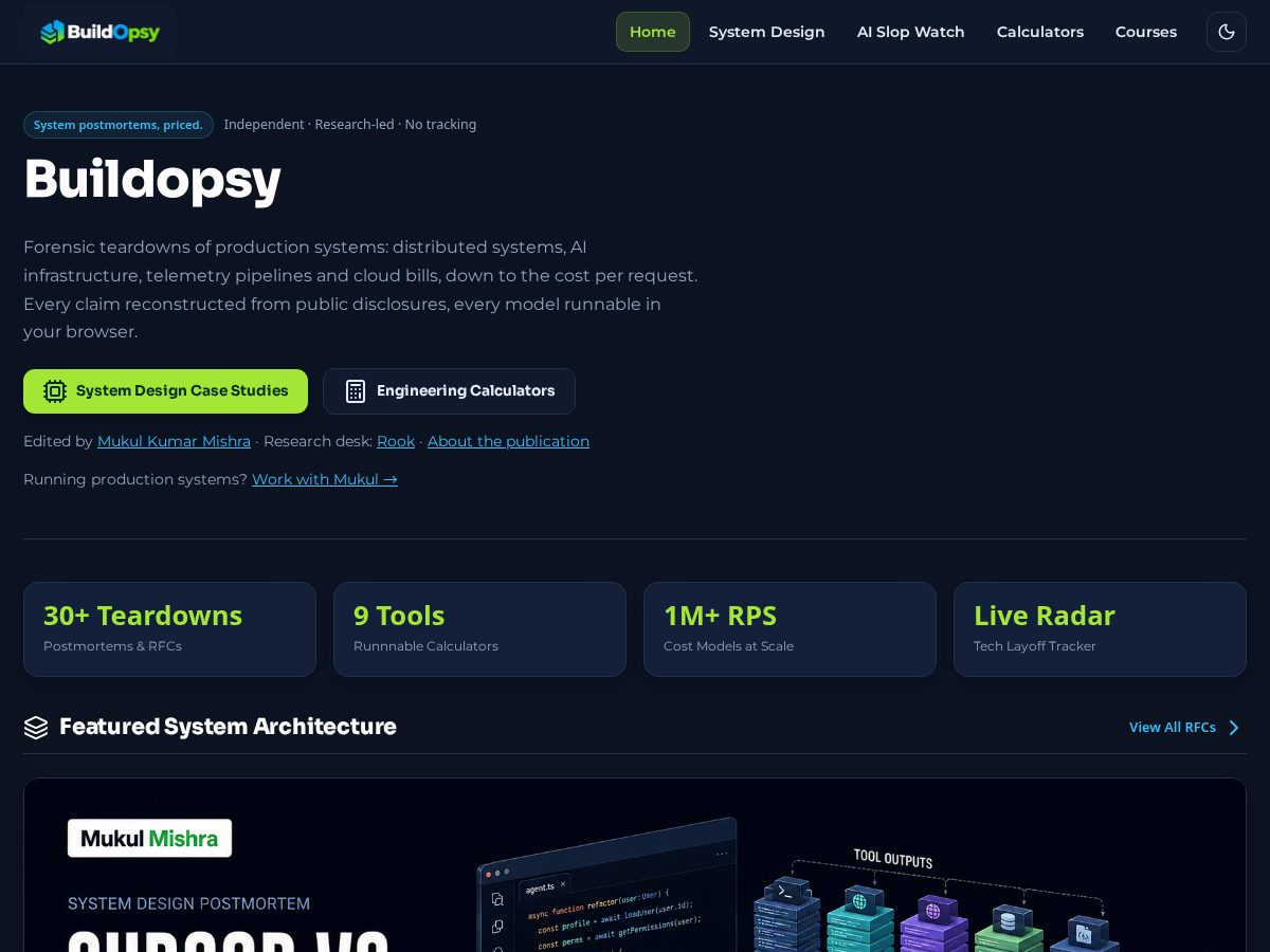 Landing-page snapshot of buildopsy.com