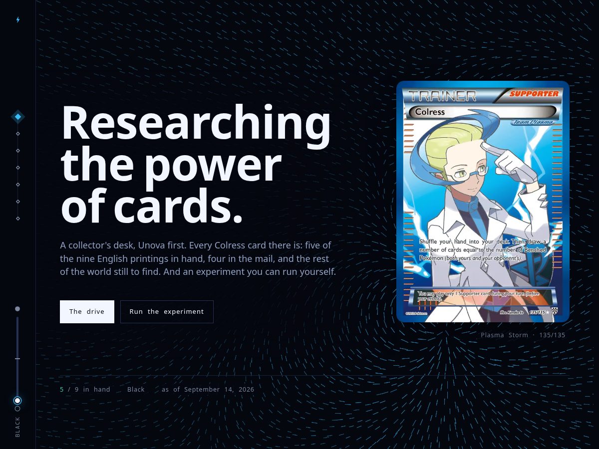 Landing-page snapshot of colresstcg.com