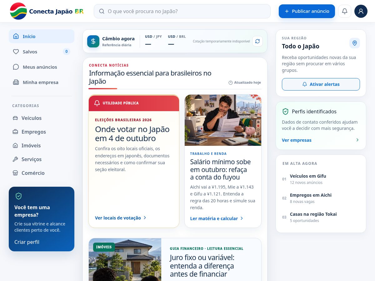 Landing-page snapshot of conecta-japao-br.com