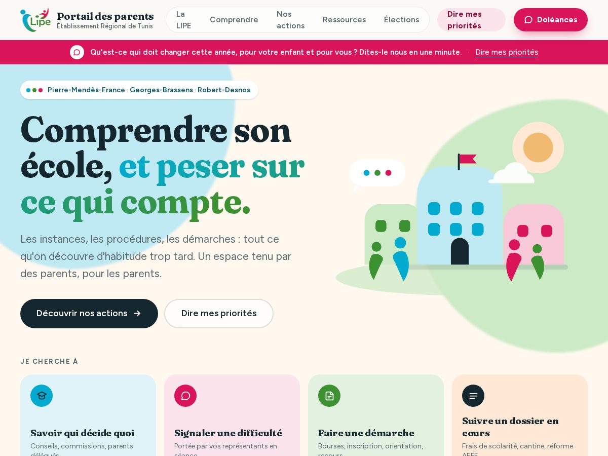 Landing-page snapshot of lipe-ert.org