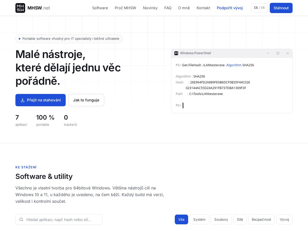 Landing-page snapshot of mhsw.net