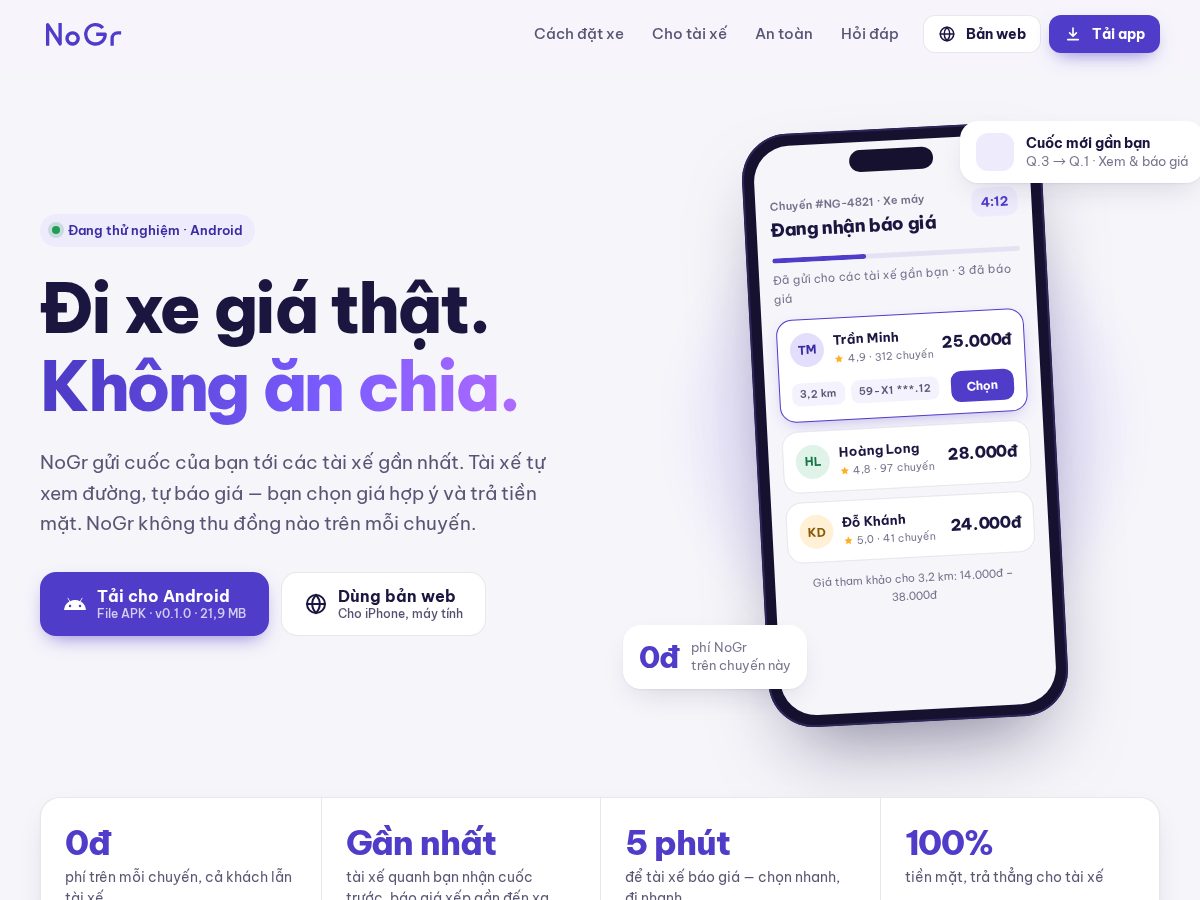 Landing-page snapshot of nogr.bid