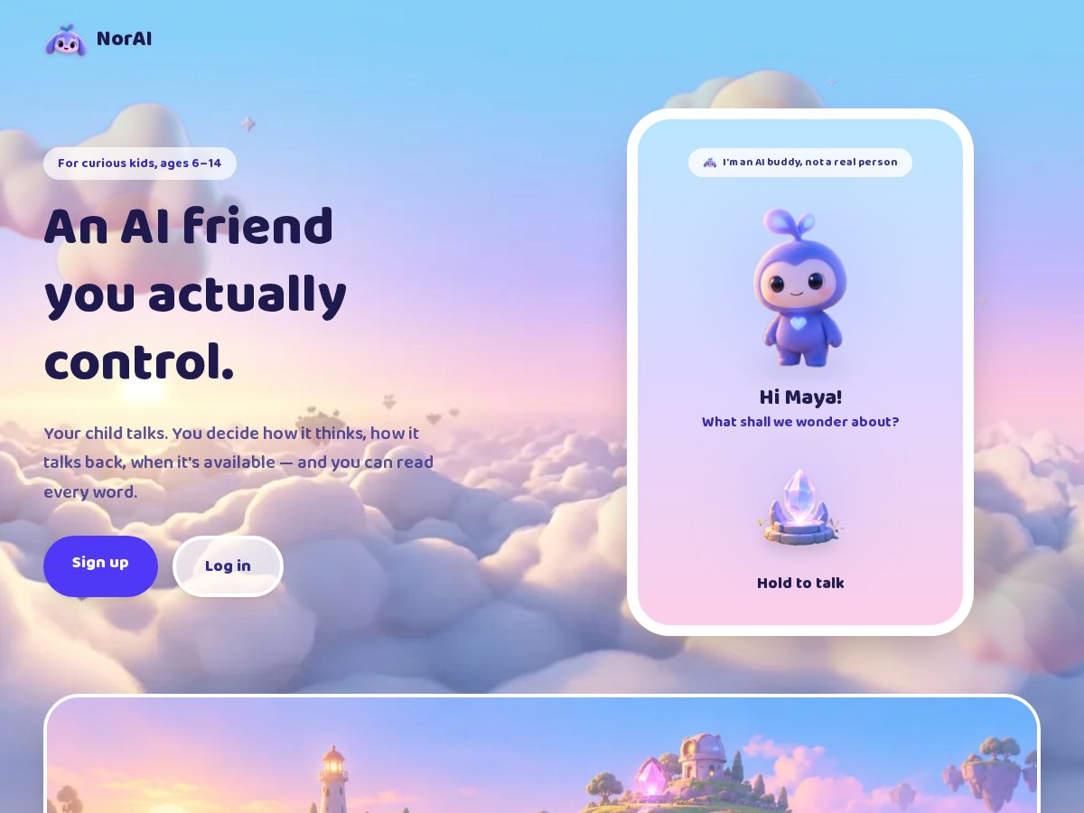 Landing-page snapshot of norai.world