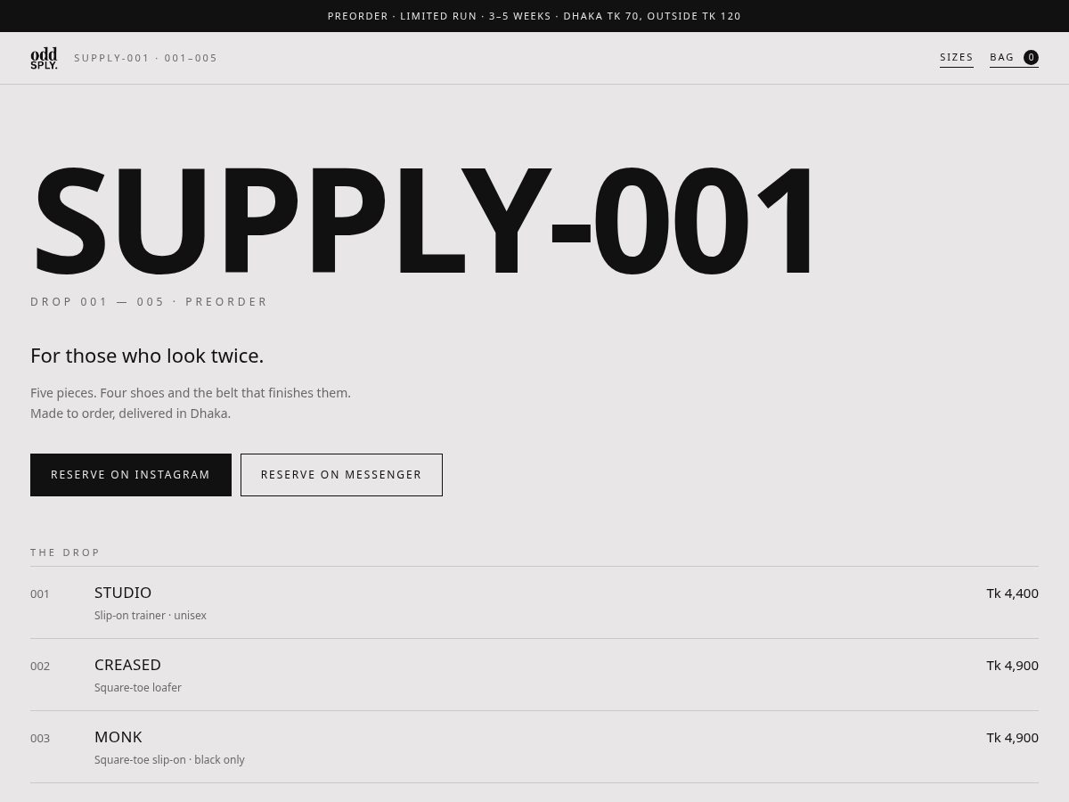 Landing-page snapshot of oddsply.com