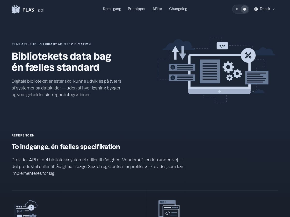 Landing-page snapshot of plasapi.info