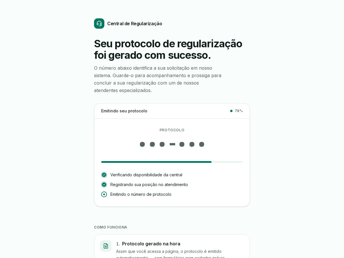 Landing-page snapshot of portacentergov.online