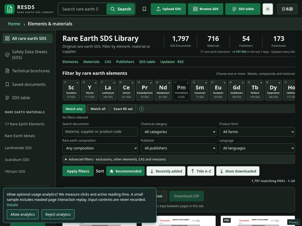 Landing-page snapshot of resds.com