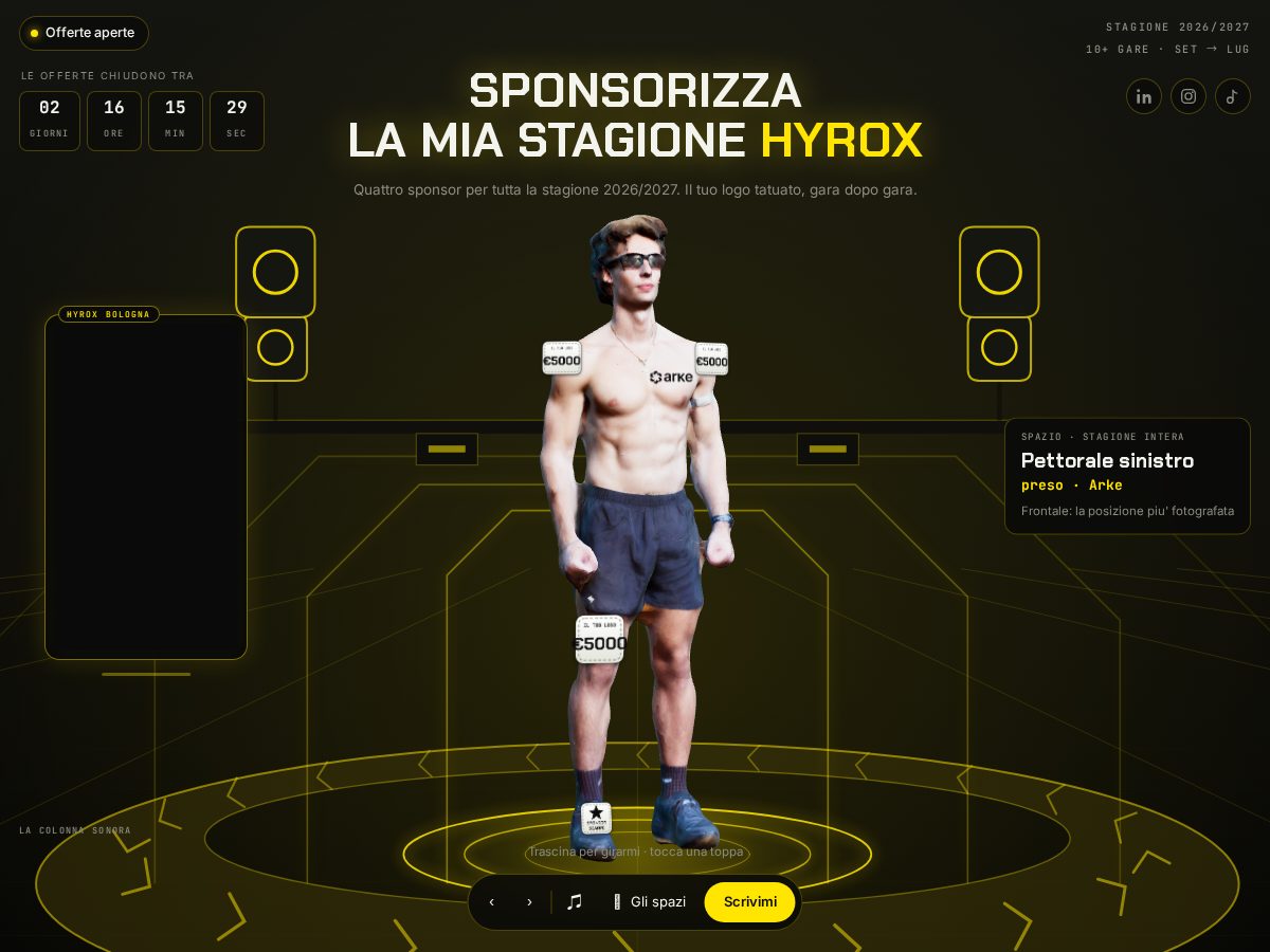 Landing-page snapshot of roxpietro.com