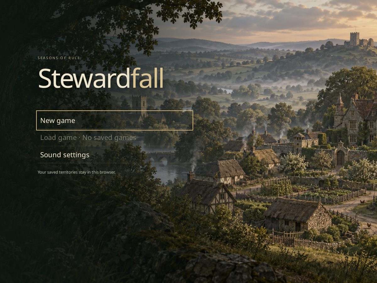 Landing-page snapshot of stewardfall.com