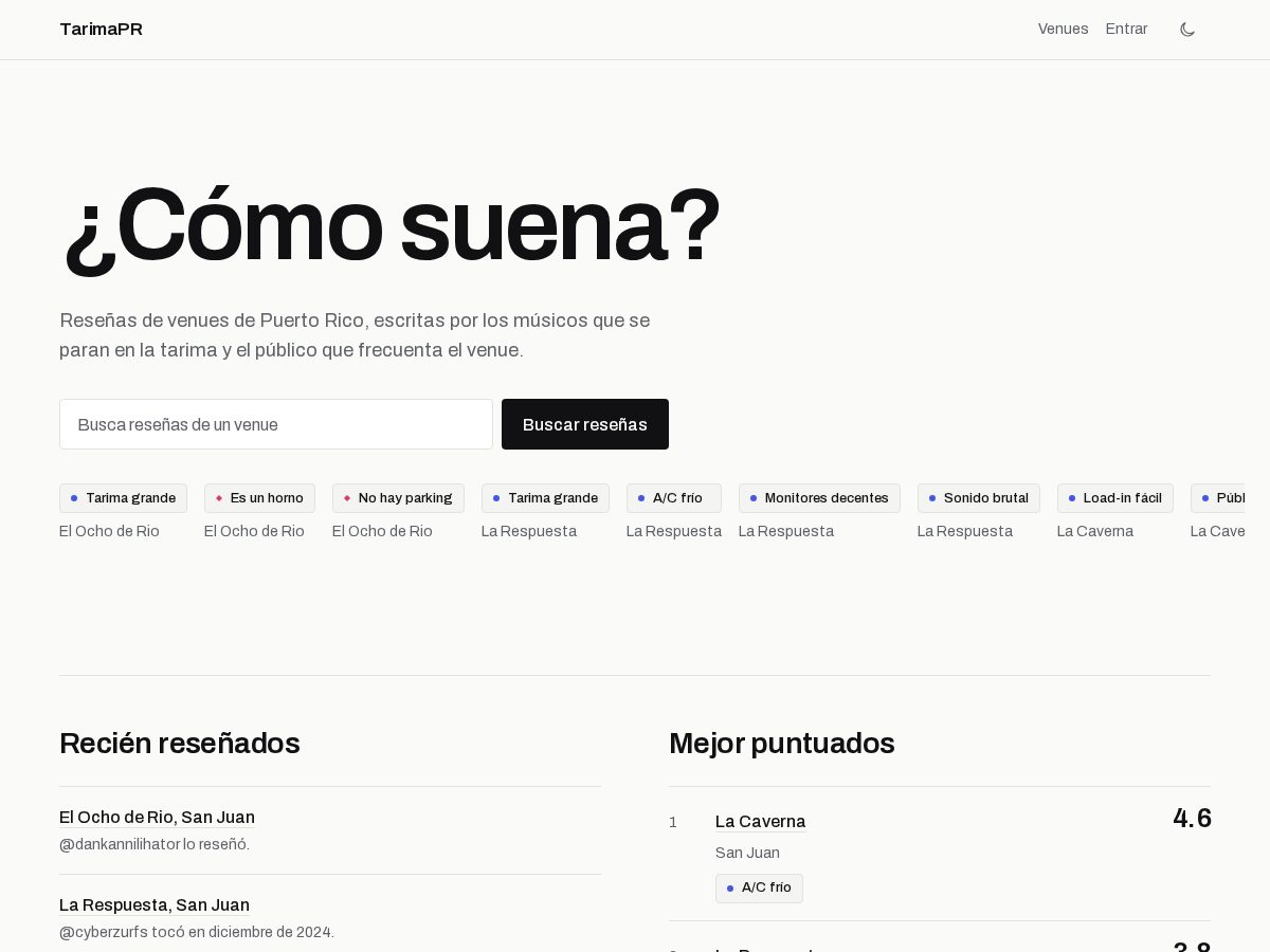Landing-page snapshot of tarimapr.com