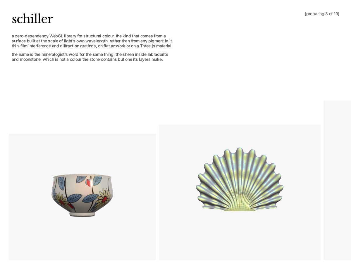 Landing-page snapshot of useschiller.com