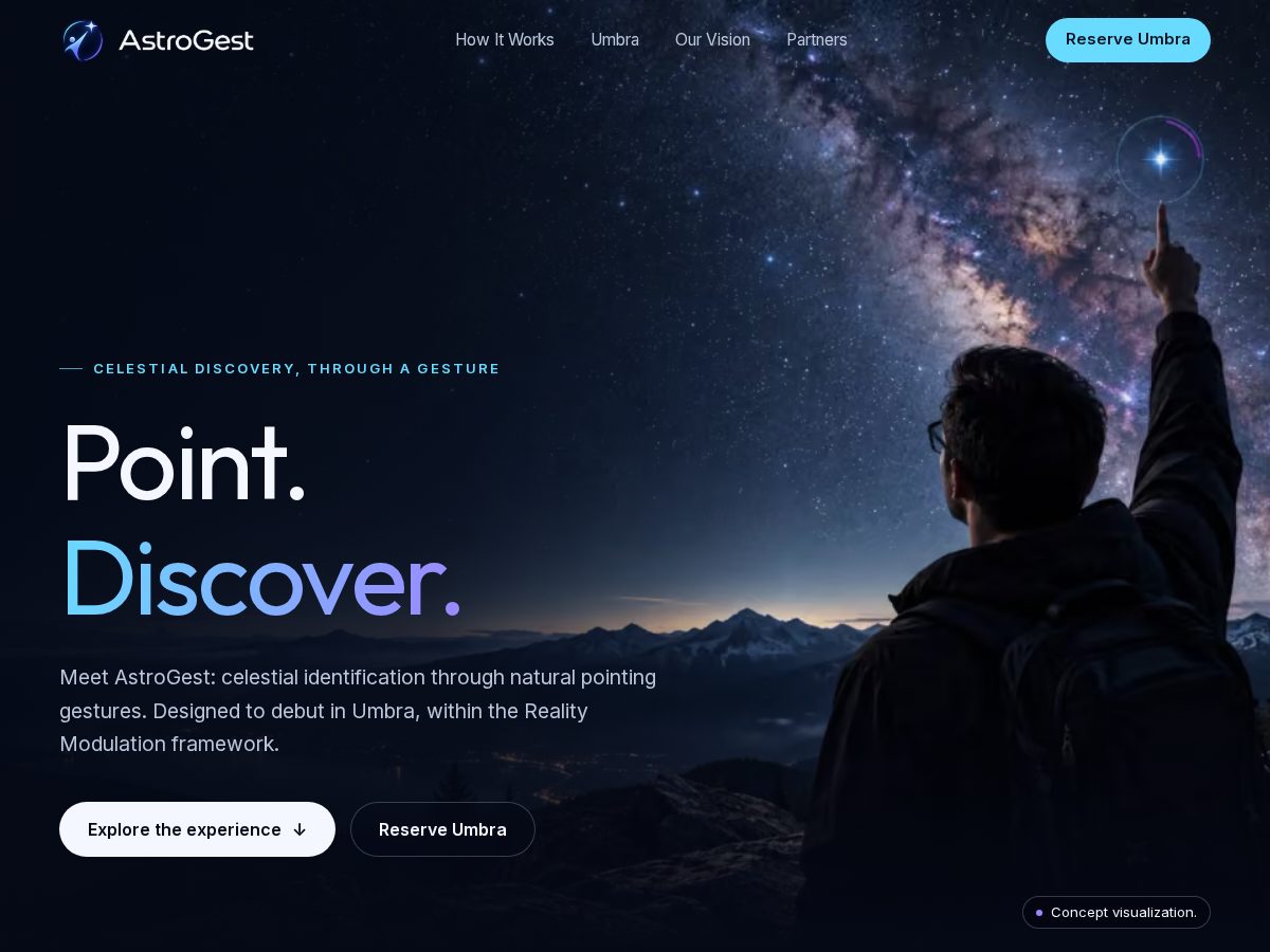 Landing-page snapshot of astrogest.com