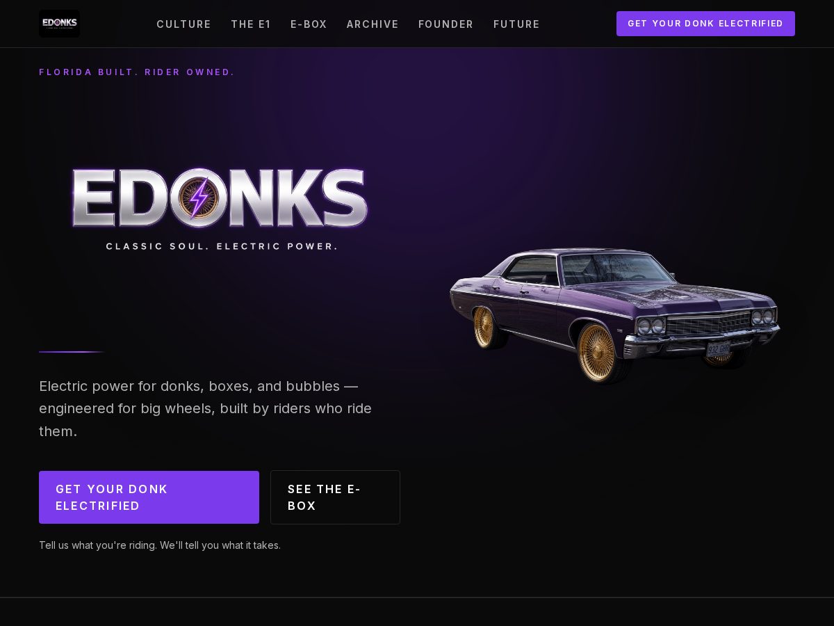 Landing-page snapshot of edonks.com