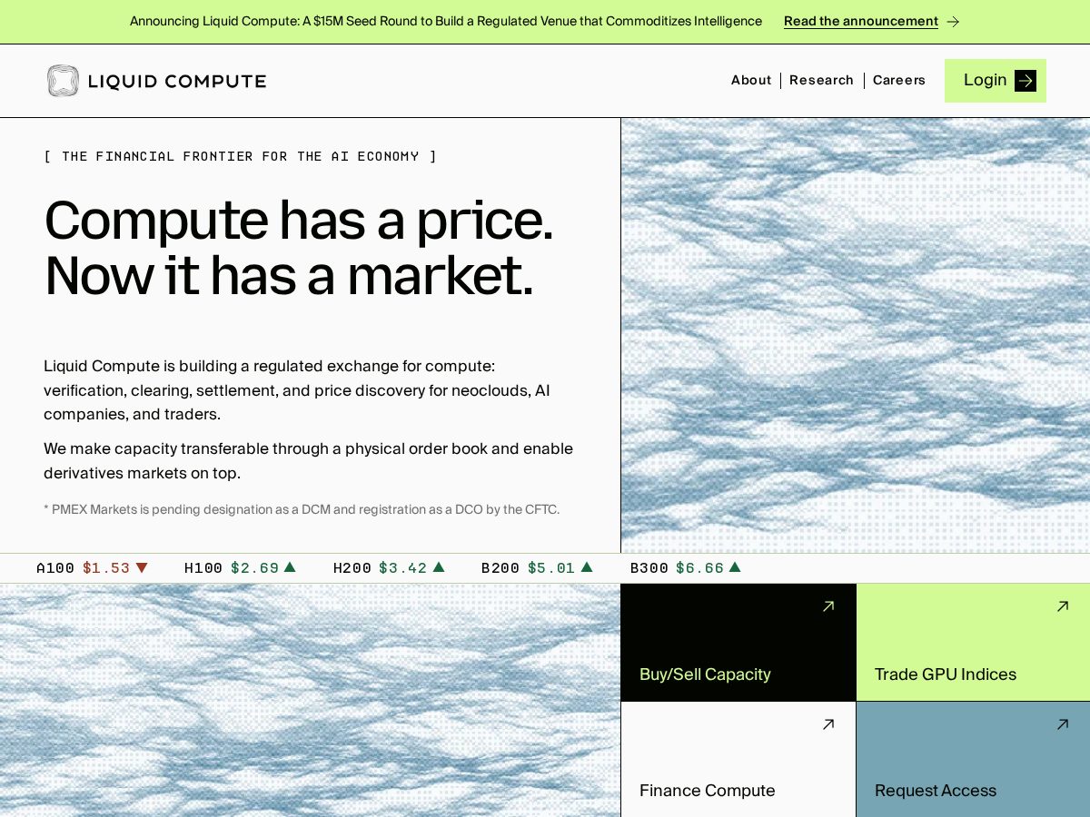 Landing-page snapshot of getgpupower.com