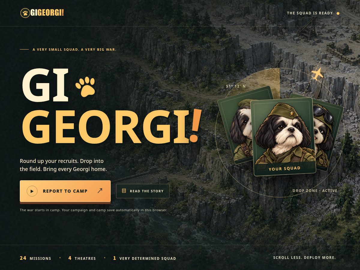 Landing-page snapshot of gigeorgi.com