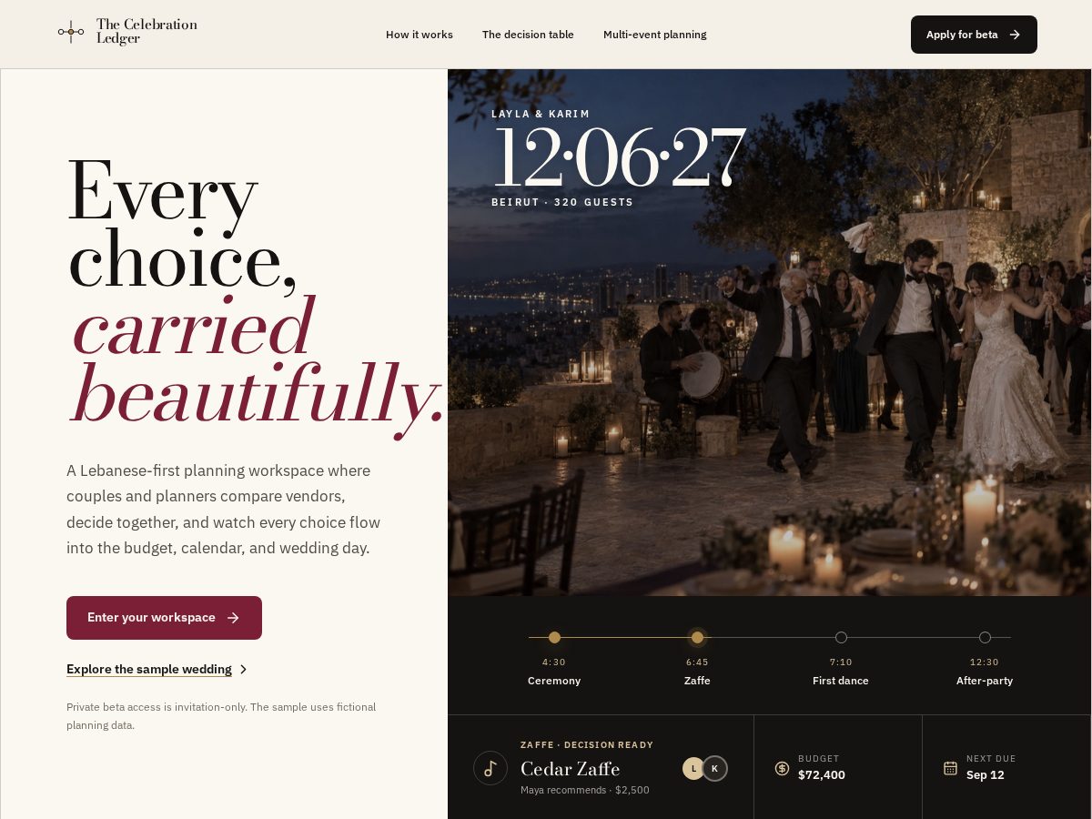 Landing-page snapshot of habiblyeverafter.com