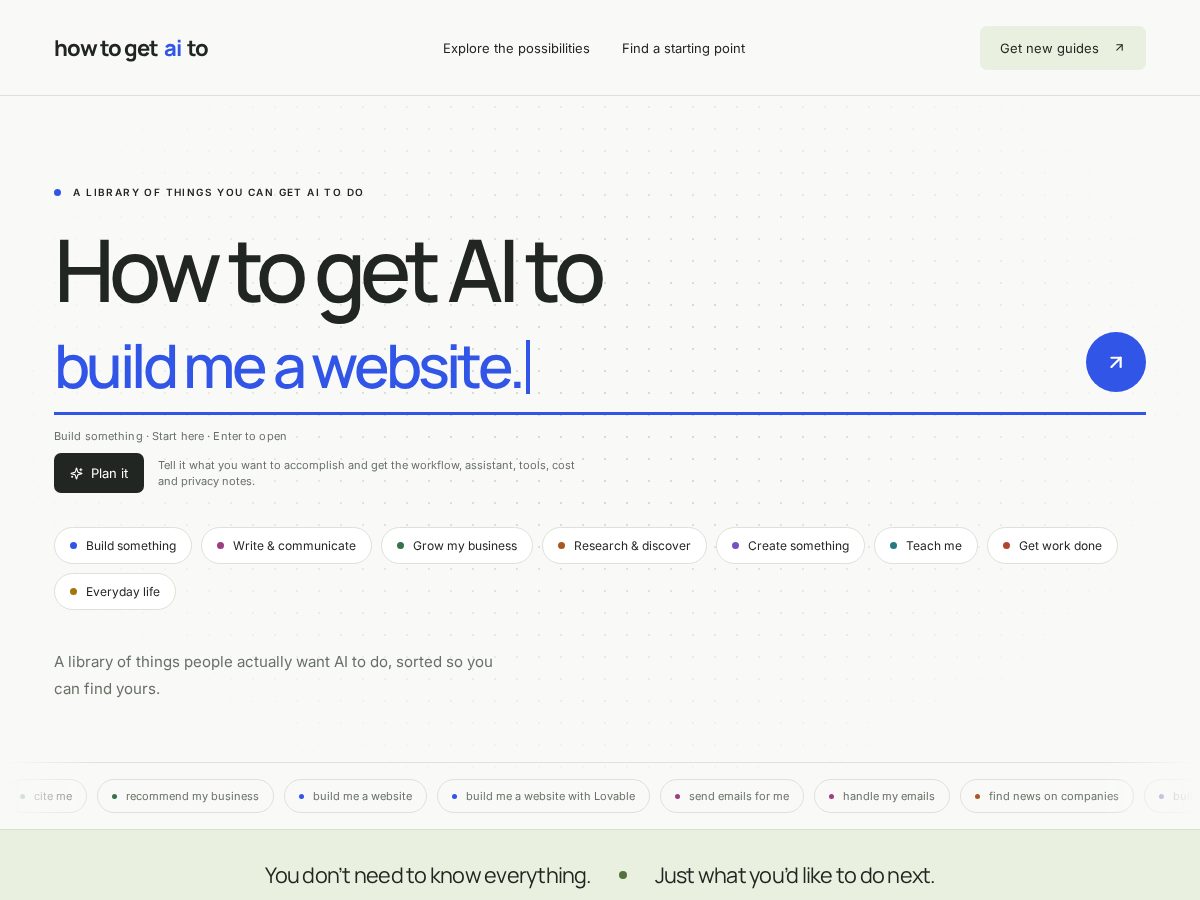 Landing-page snapshot of howtogetaito.com
