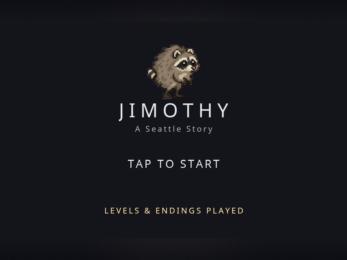 Landing-page snapshot of jimothyseattleadventure.com