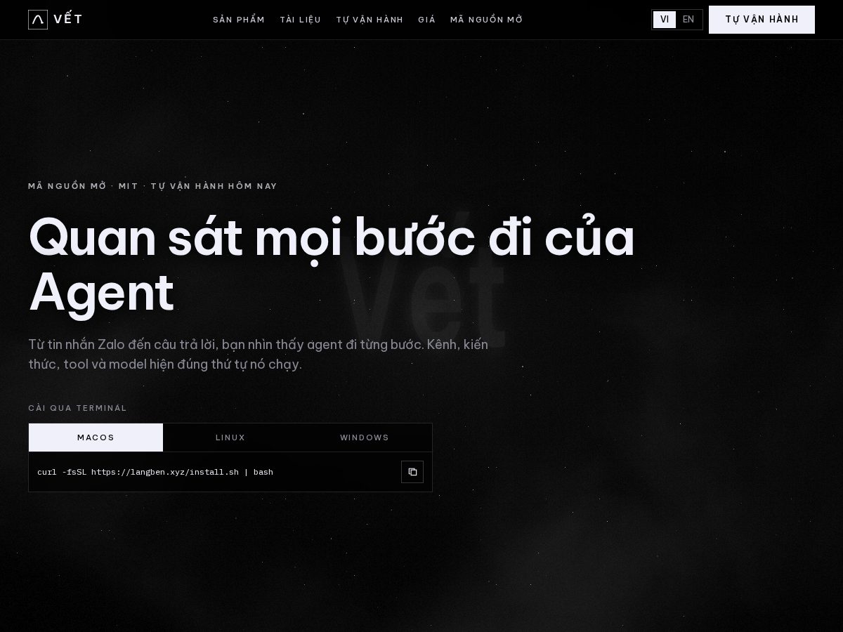 Landing-page snapshot of langben.xyz