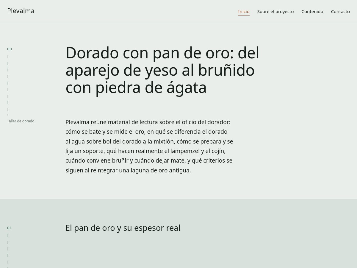 Landing-page snapshot of plevalma.world