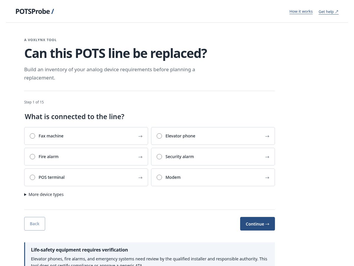 Landing-page snapshot of potsprobe.com