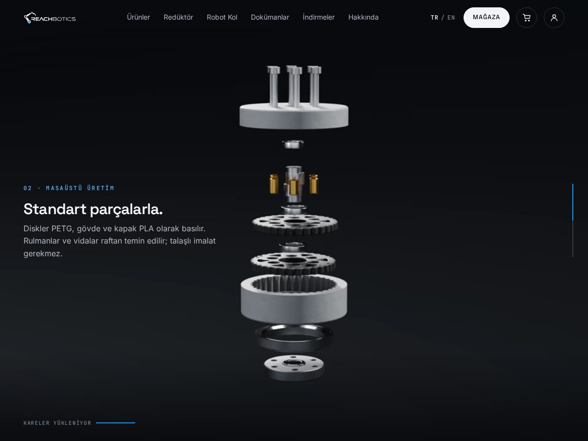 Landing-page snapshot of reachbotics.com