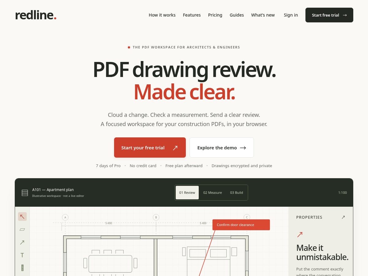 Landing-page snapshot of redline-services.net