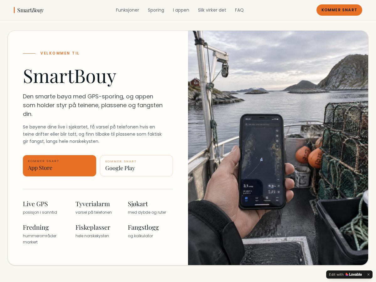 Landing-page snapshot of smart-bouy.app