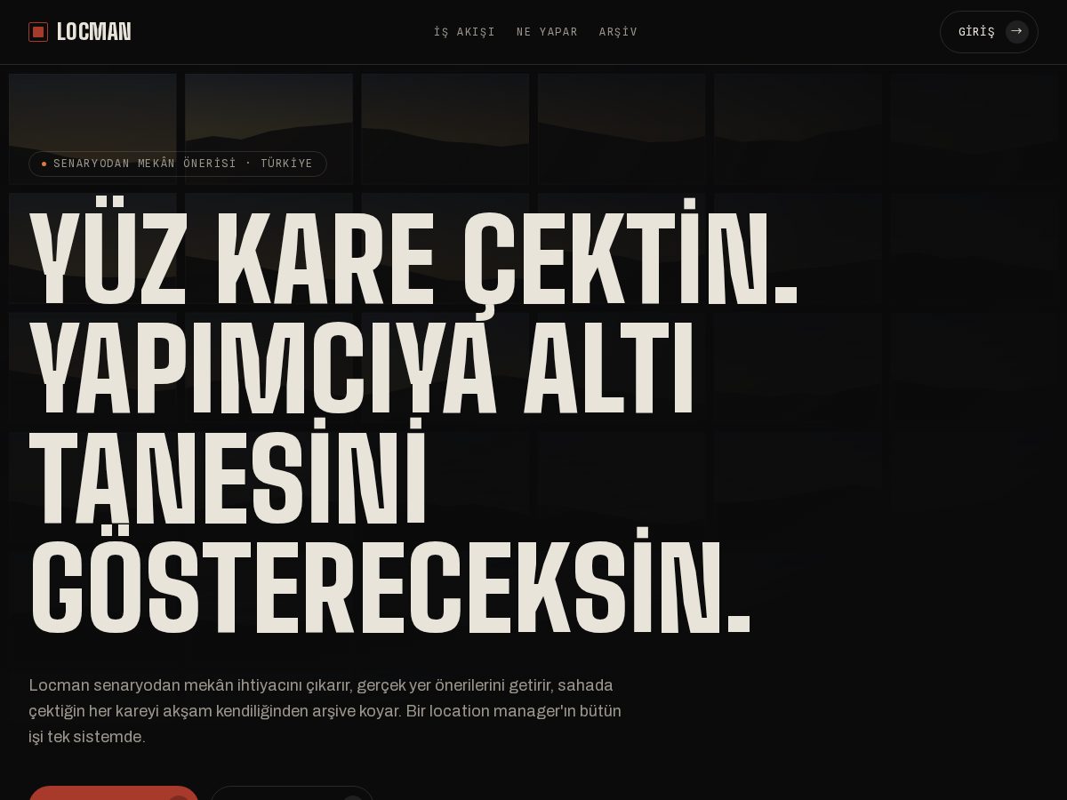 Landing-page snapshot of thelocman.com